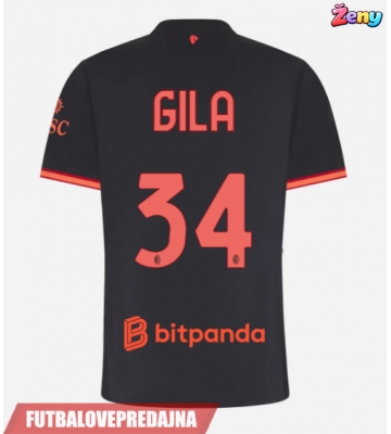 Lacne Ženy Futbalové dres AC Milan Mario Gila #34 2026-27 Krátky Rukáv - Tretina
